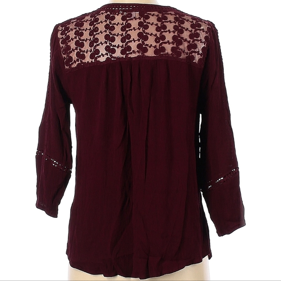 Stitch Fix Burgundy top - Picture 3 of 3